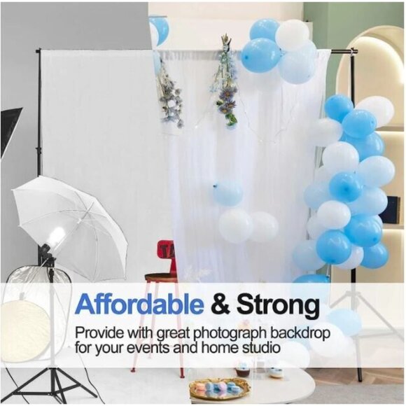 EMART Backdrop Stand 10' x 7', Photo-Photograph Studio- Adjustable (Brand New!) - Picture 6 of 6